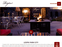 Tablet Screenshot of lespri.com